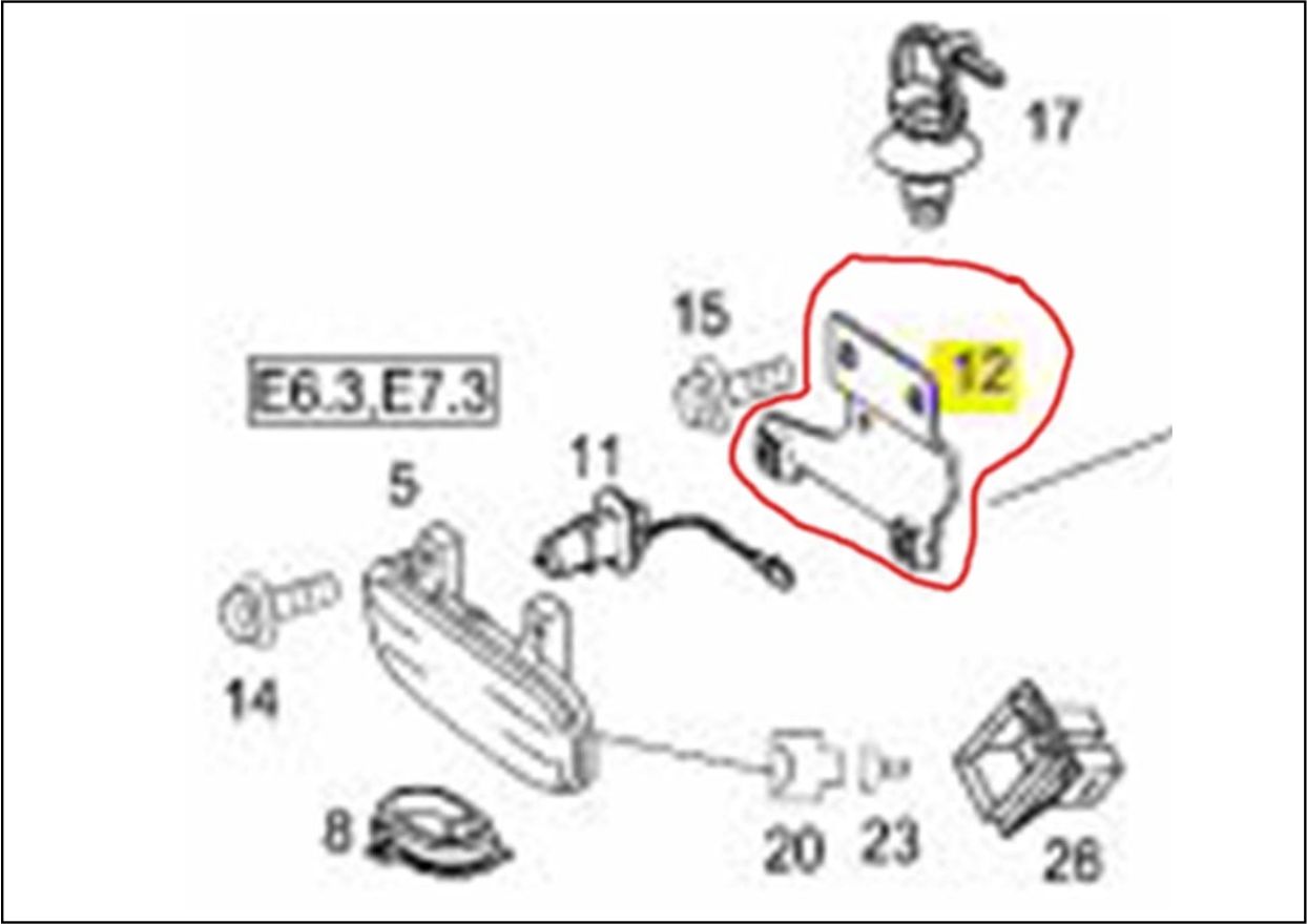 AD-2042 - SUPORTE FAROL AUX AXOR LD