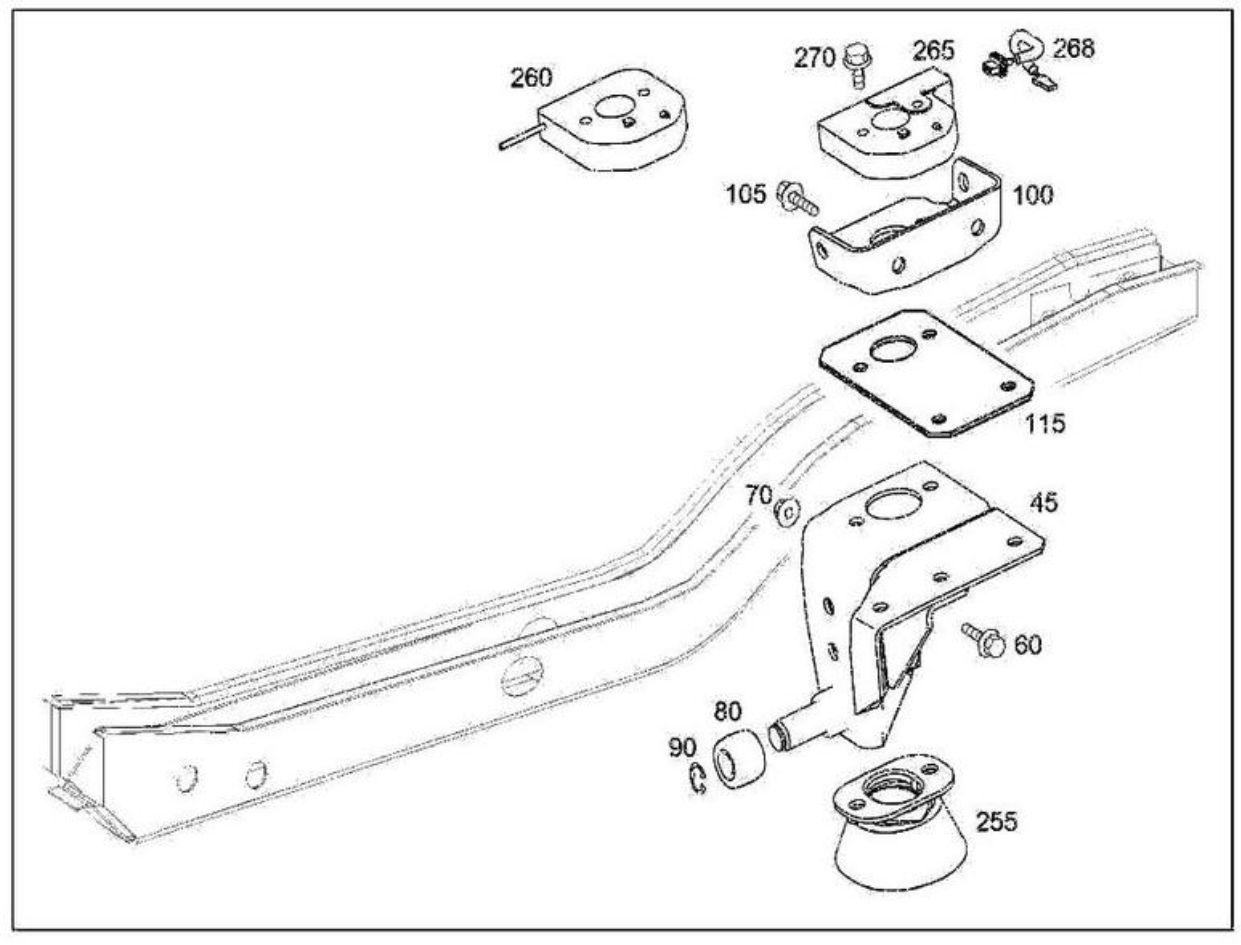 9583170069 - BUCHA CALCO CABINE ATEGO