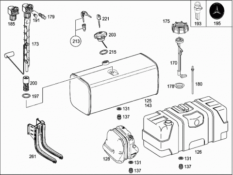9584701201 - TANQUE PLASTICO 500 LTS AXOR
