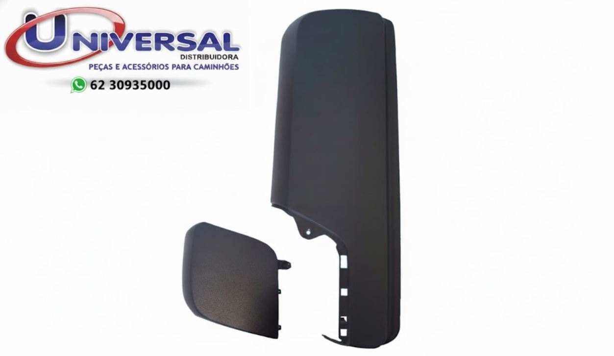 9608111407 - CAPA ESPELHO MENOR MB NEW ACTROS 2021 LE (CAPA PRETA)