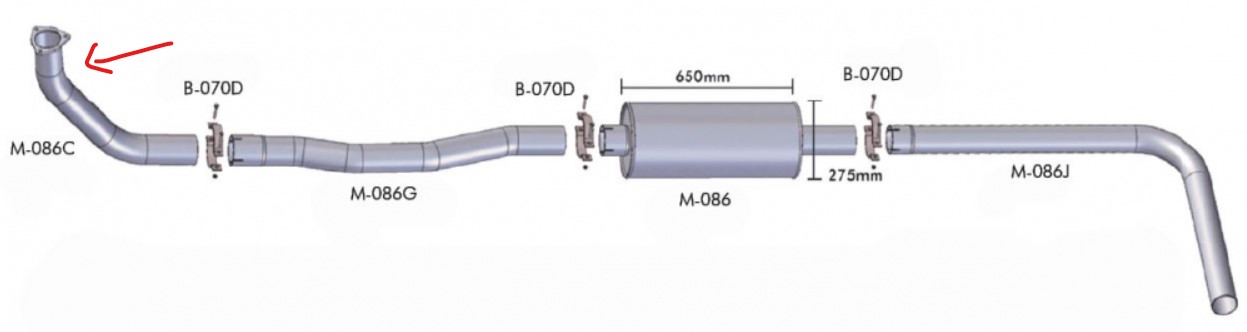 M086C - SAIDA MOTOR 1935/41 ATE 95