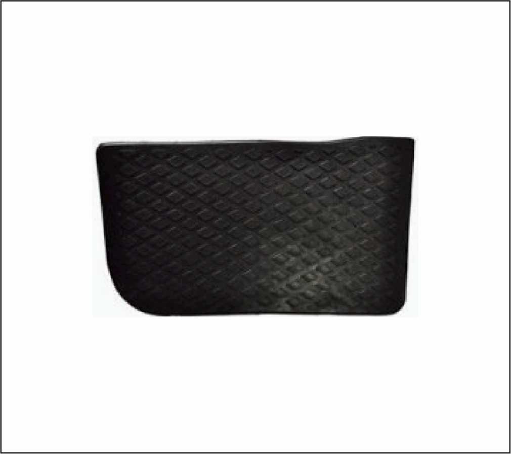 AD375CC - BORRACHA PISANTE ESTRIBO VW CINZA CLARO LD