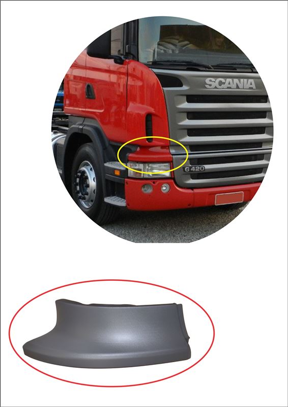 1438564 - ACAB BOJO FAROL SCANIA S5 S6 LD CAB BAIXA