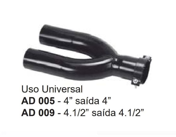 AD005 - SAIDA FINAL 4" MODELO Y