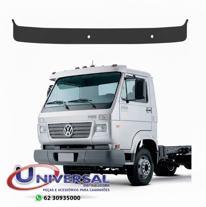 ADS1856 - FAIXA BAIXO PARABRISA VW PRETO SEM RESINA