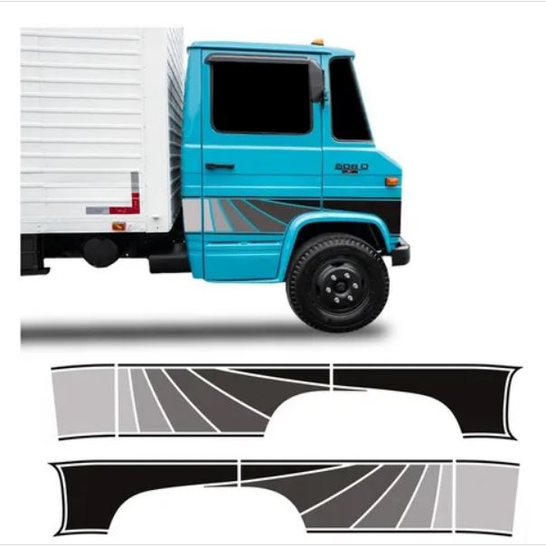 ADS1824 - FAIXA LATERAL 608 GRAFITE/PRATA