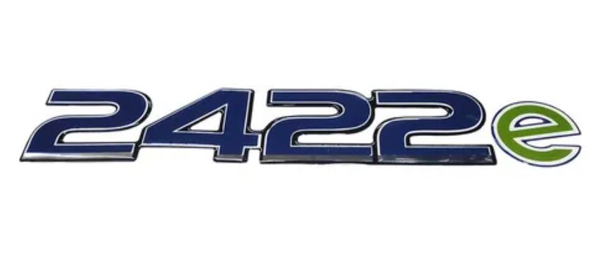 ADS3553 - EMBLEMA RESINADO CARGO 2422E 90MM X 540MM