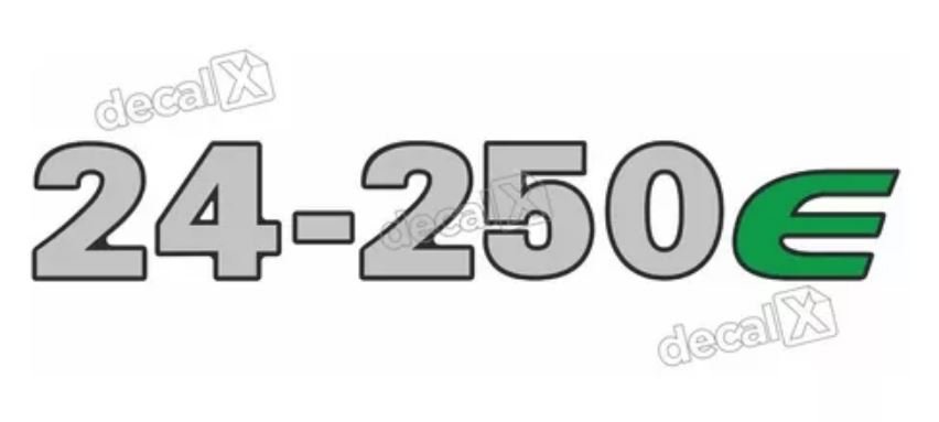 ADS707 - EMBLEMA RESINADO VW 24-250 E CROMADO