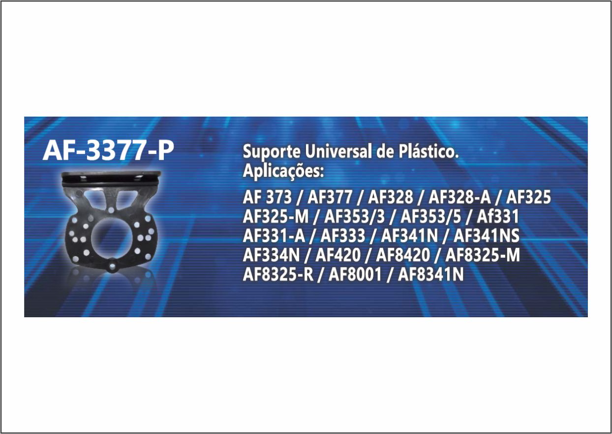AF3377-P - SUP LANTERNA LATERAL UNIVERSAL