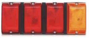 AF342-N/PD - LANTERNA BAUZAO CONJ DE 4(3VERM/1AM
