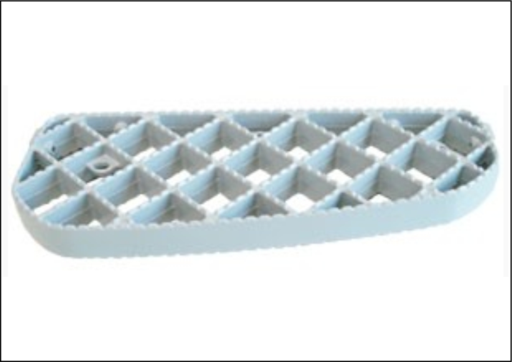 AL208 - PISANTE ALUMINIO SCANIA S5 1º DEGRAU LD /LE INFERIOR