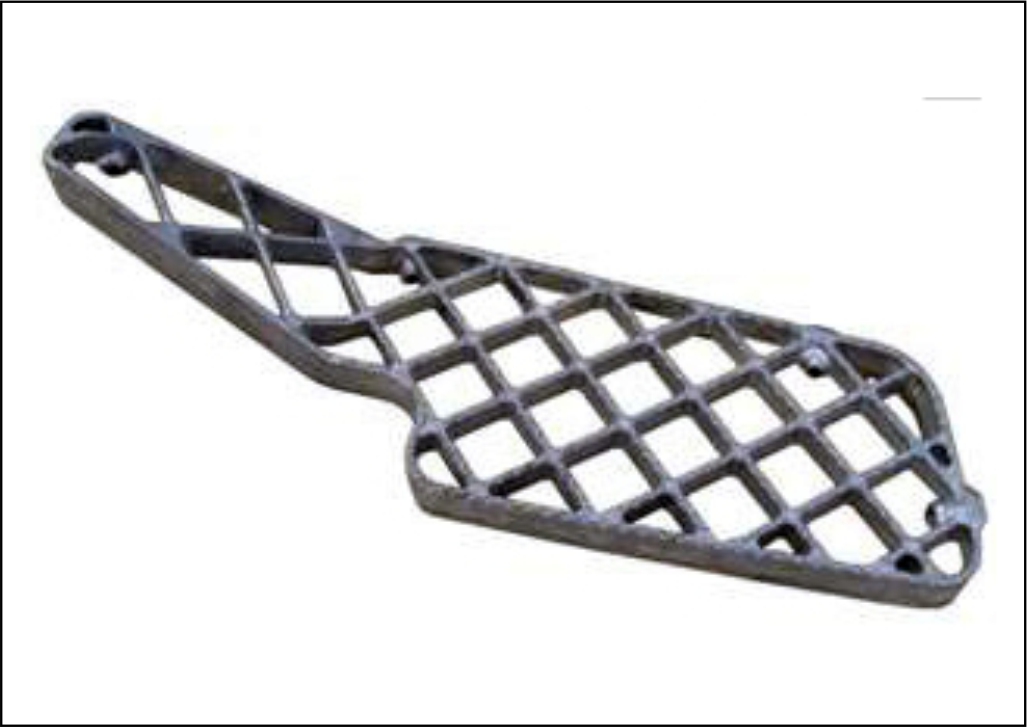 AL213 - ESTRIBO ALUMINIO SCANIA S5 3º DEGRAU LD SUPERIOR