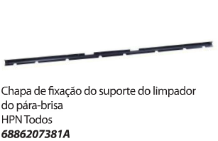 AM1504 - CHAPA FIXAR LIMPADOR PARAB MB HPN