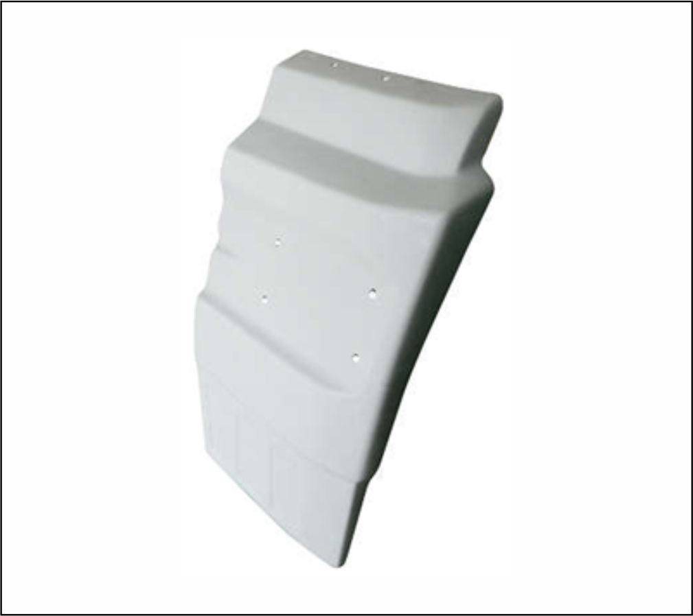 AM1906D - PARALAMA CABINE TRASEIRO MB 1718 2000 LD RTM