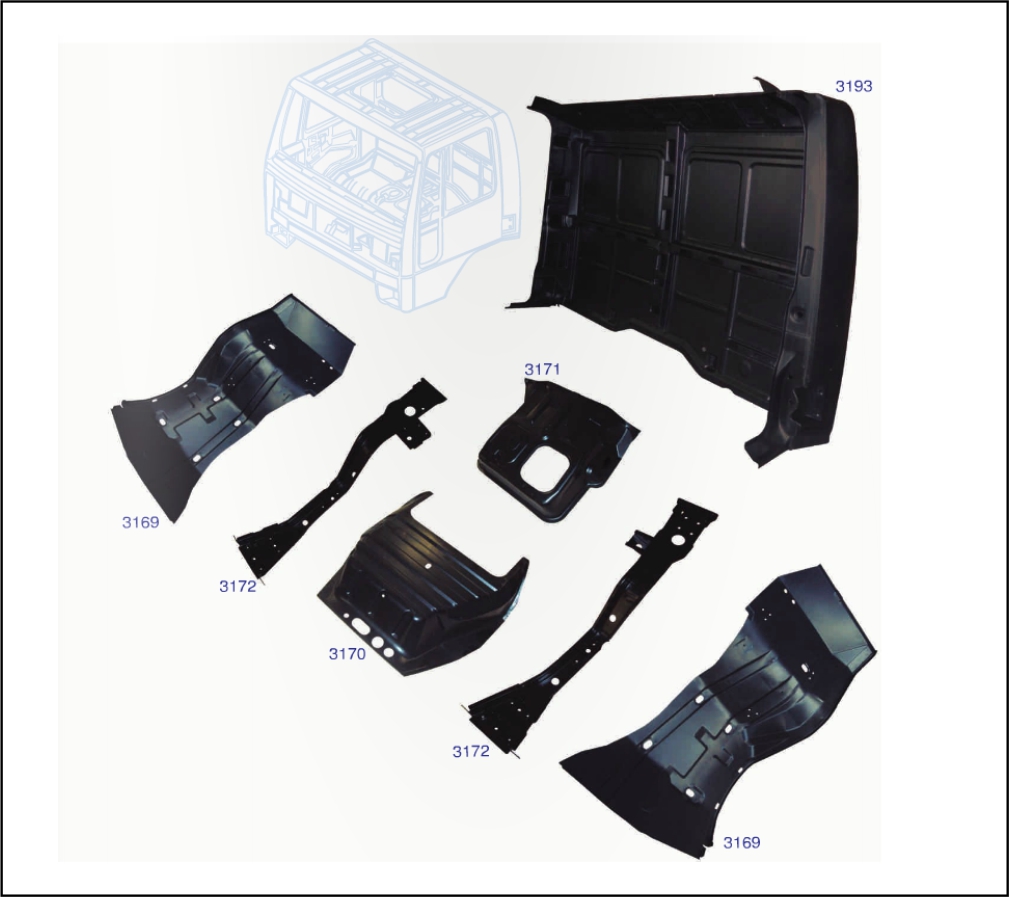 AM3172D - LONGARINA ASSOALHO CARGO GI LD