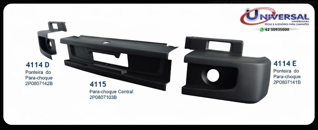 AM4115 - PARACHOQUE VW DELIVERY 2013 CENTRAL
