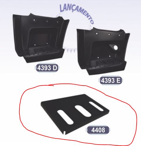 AM4408 - BASE SUPORTE ESTRIBO VW DELIVERY EXPRESS