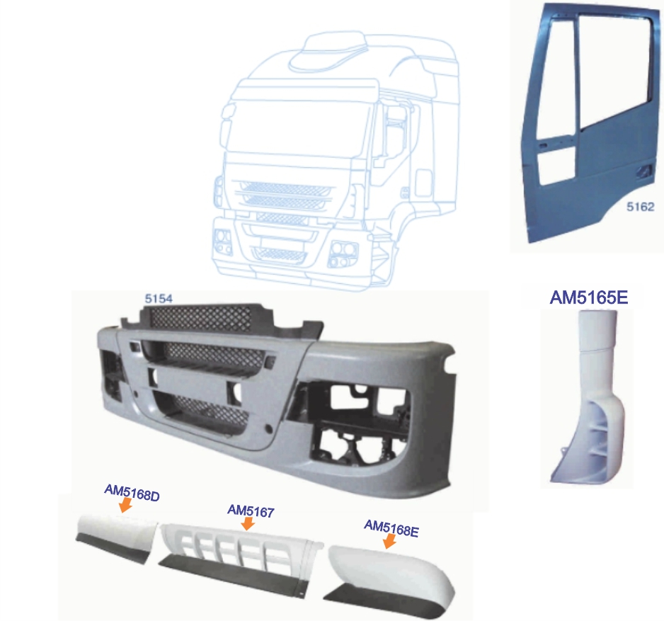 AM5162D - PORTA DO IVECO STRALIS 2007 LD