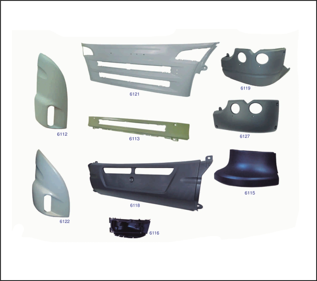 AM6112E - DEFLETOR COLUNA EXT SCANIA S5 / S6 G/R LE