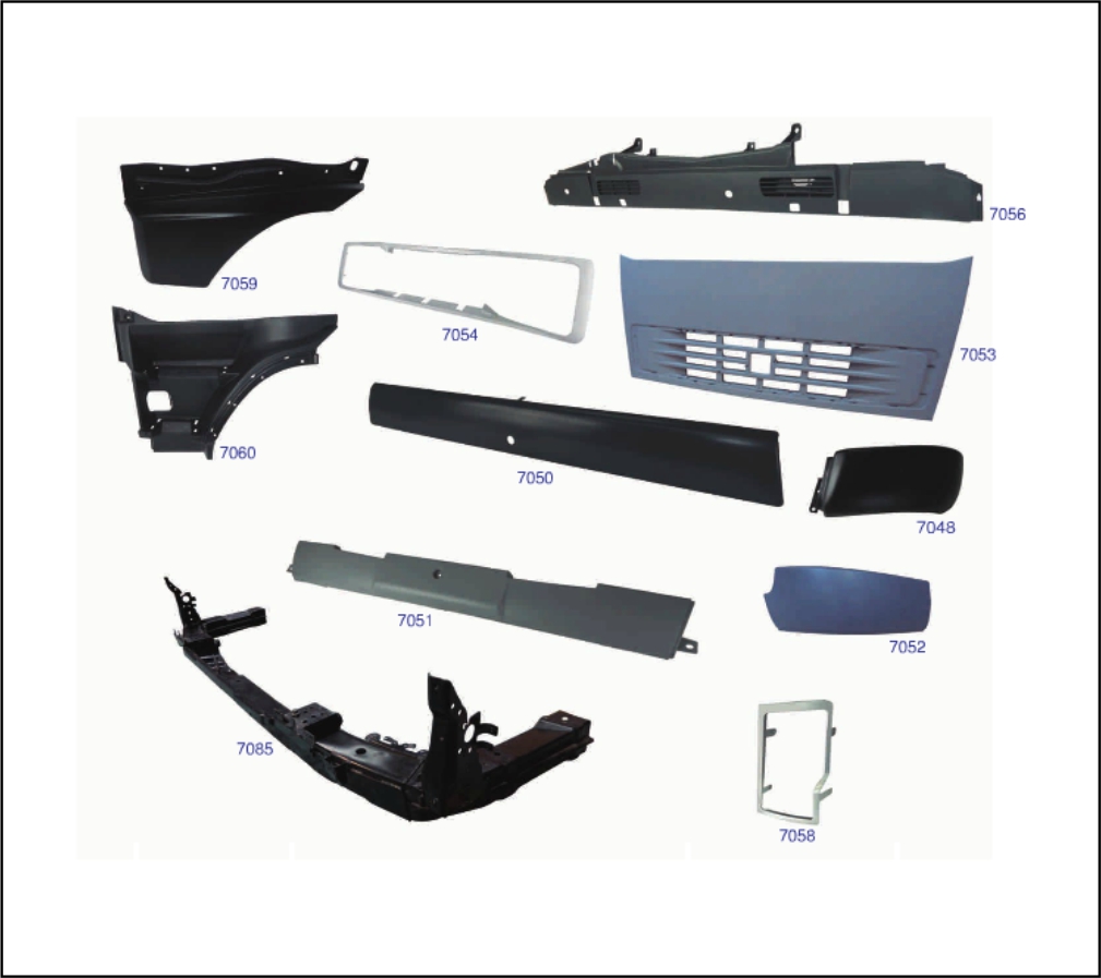 AM7059D - EXTENSAO PORTA VOLVO FH 2004 A 2014 LD