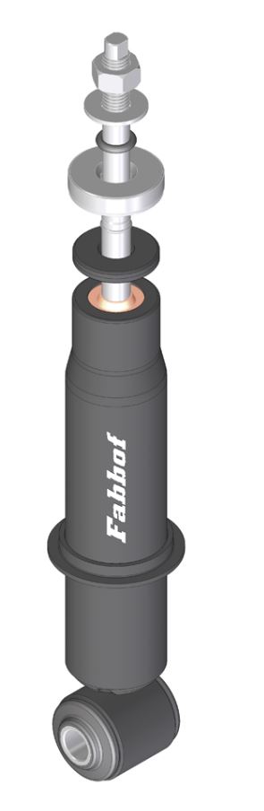 AS2025 - AMORTECEDOR CABINE SCANIA NTG R/S TRAS