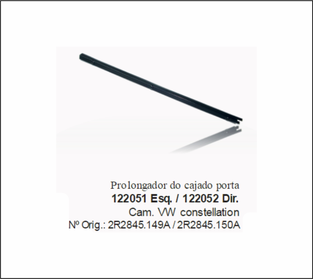 GL122051 - PROLONGADOR CAJADO VW CONSTELLATION LE