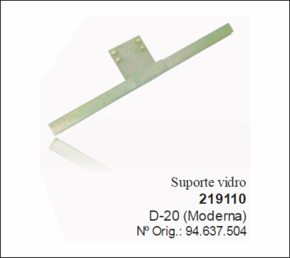 GL219110 - CALHA VIDRO PORTA D-20 MODERNO