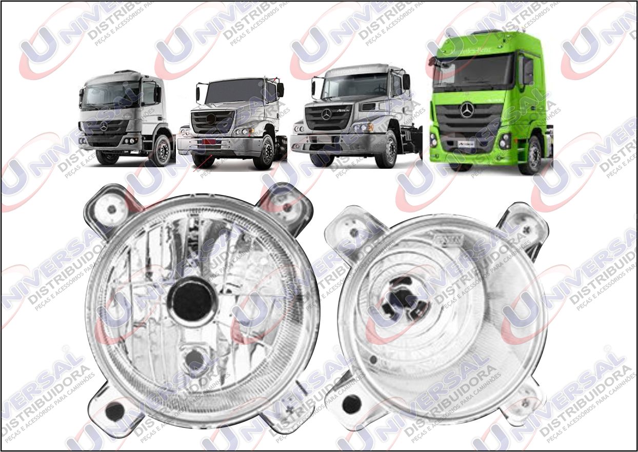B-354 FA - BLOCO OTICO FAROL PRINCIPAL ALTO H1 MB ATEGO / ATRON / ACTROS LD