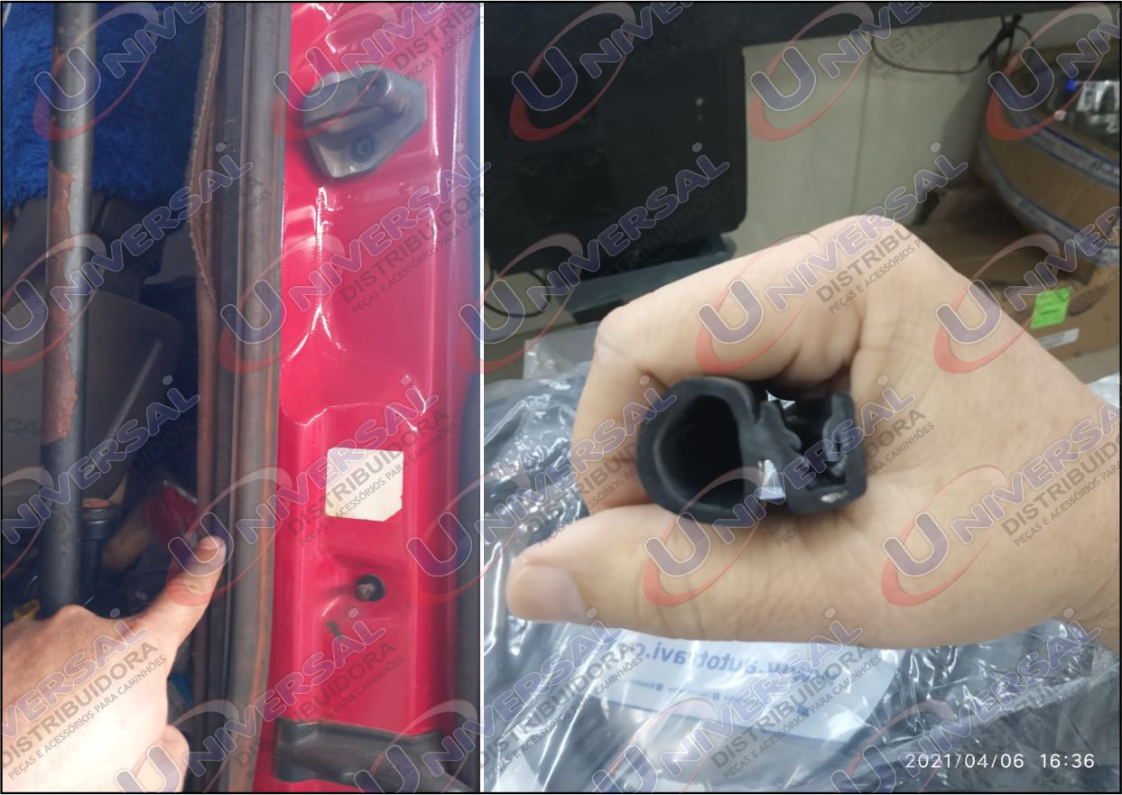 AUTOT9751 - BORRACHA PORTA VOLVO FH INT LD /LE