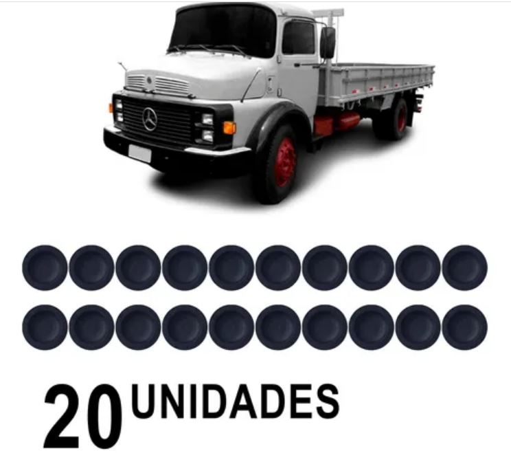 AD-092 - BORRACHA TAPA FURO DOBRADICA PORTA MB