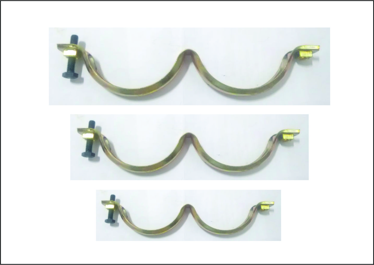 1676424 - ABRACADEIRA INTERCOOLER 4'' CANALETA