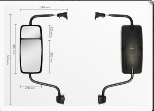 W835 - CONJ ESPELHO VW CONST CONVEXO 06 A 11 S/DES BI-FOCAL LD (ORIGINAL)