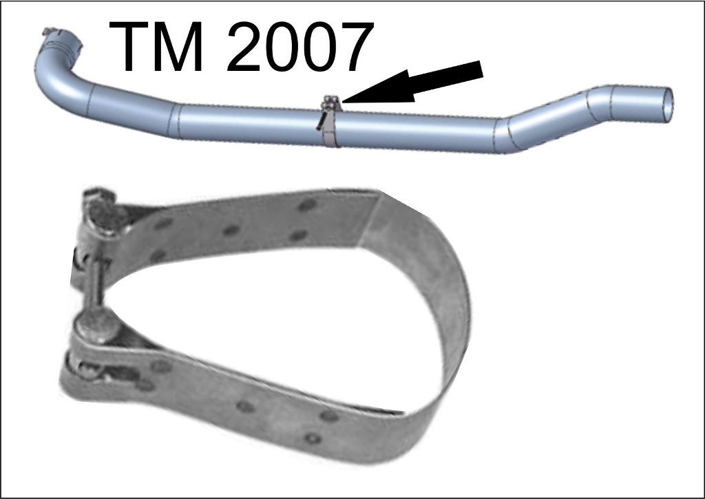 8123257 - ABRACADEIRA ESCAP 4 CINTA INTERM VOLVO NL/EDC PINTADA