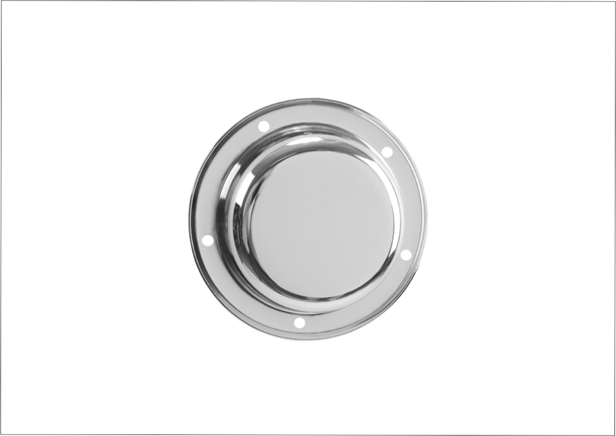 C088 - TAMPA CUBO 5 FUROS CROMADA (METAL)