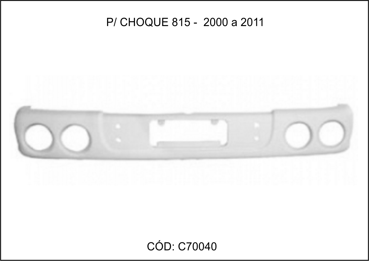 C70040 - PARACHOQUE CARGO 815 PLASTICO