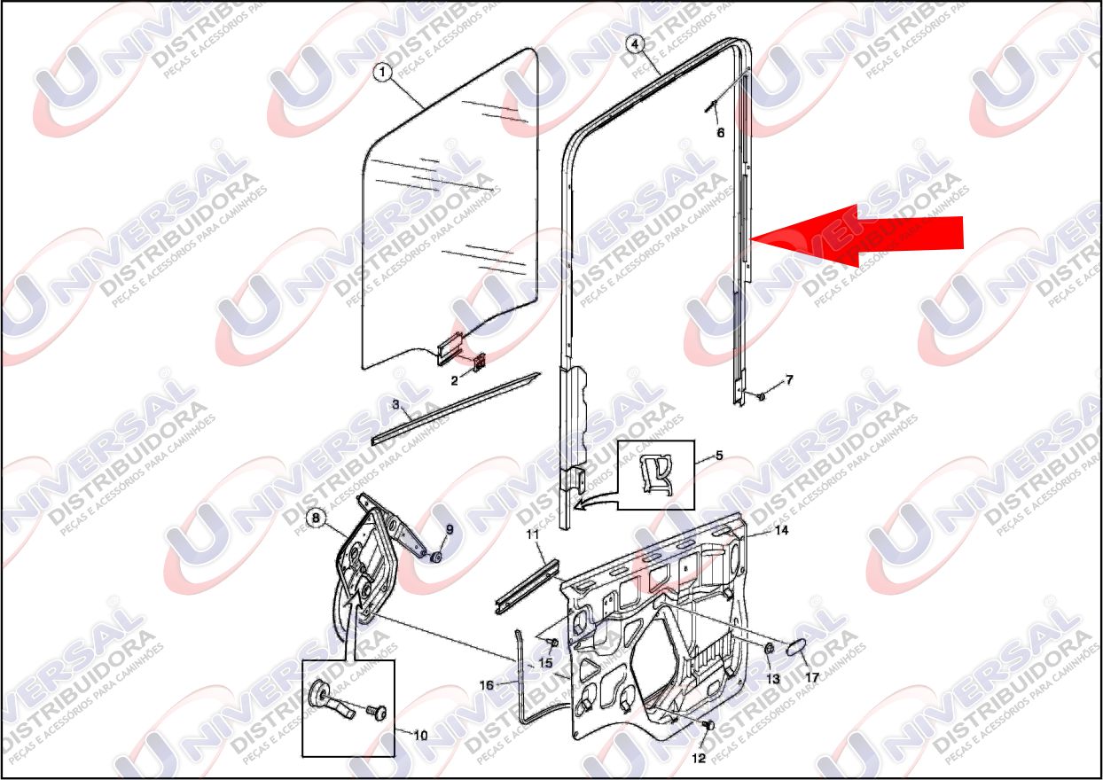 GB1837S - CAJADO SCANIA S4 C/CANALETA LD