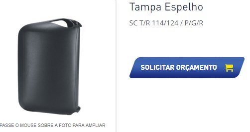 ER1089B - CAPA ESPELHO SCANIA SERIE 4 C/AUX LE