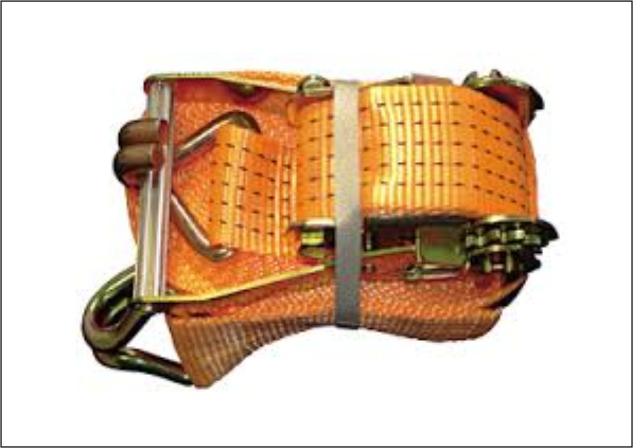 RCAI002 - CATRACA FITA 5.0 T 9 MTS LARANJA GANCHO JOTA