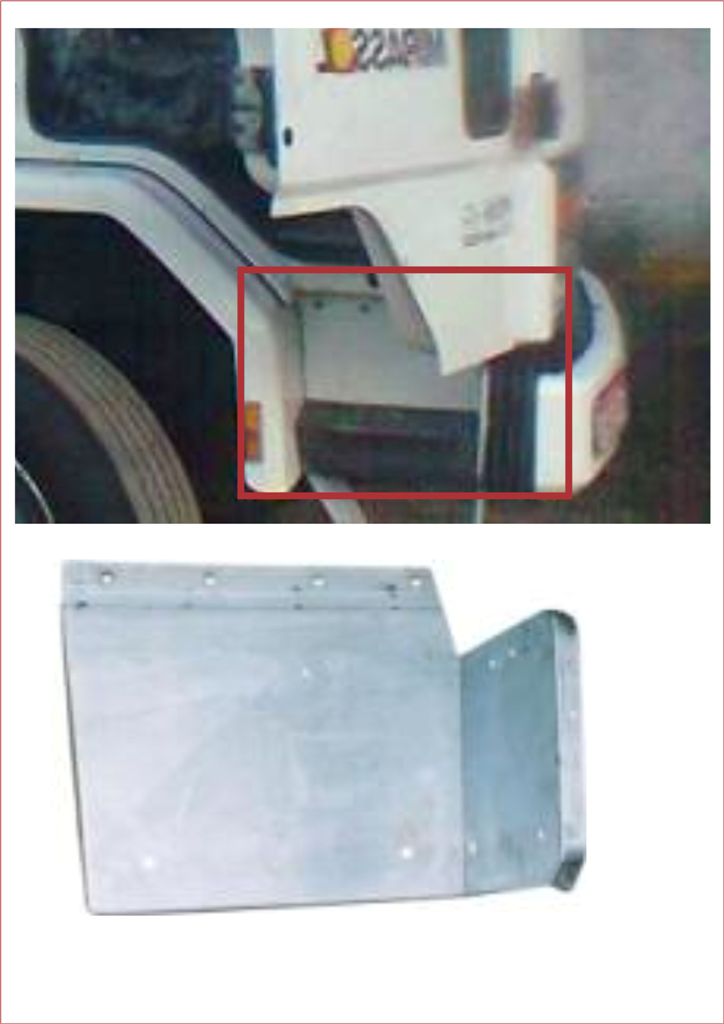 FO317D - CHAPA FIXAR PISANTE ESTRIBO CARGO GI ATE 99 LD