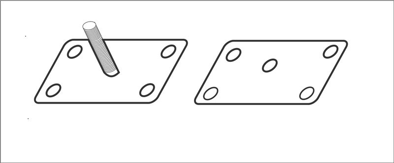 FC284282 - CHAPA PARALAMA TRACAO VW
