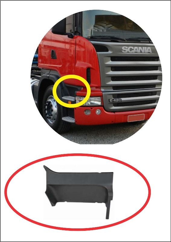 PP1052 - ACAB ESTRIBO SUP SCANIA S5 S6 R HIGHLINE / STREAMLINE LD