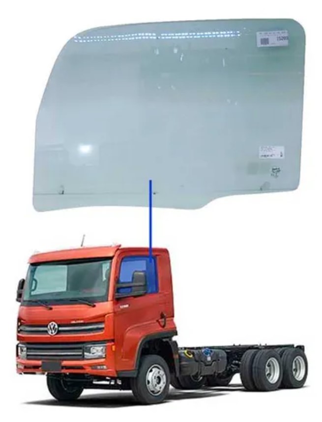 CVW-1711VDE - VIDRO PORTA VW DELIVERY EXPRESS LE