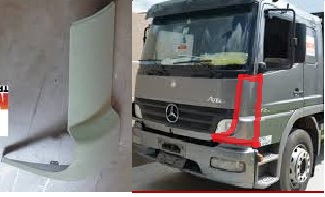 AM1701E - DEFLETOR COLUNA ATEGO EXT + GUELRA ATE 2012 LE