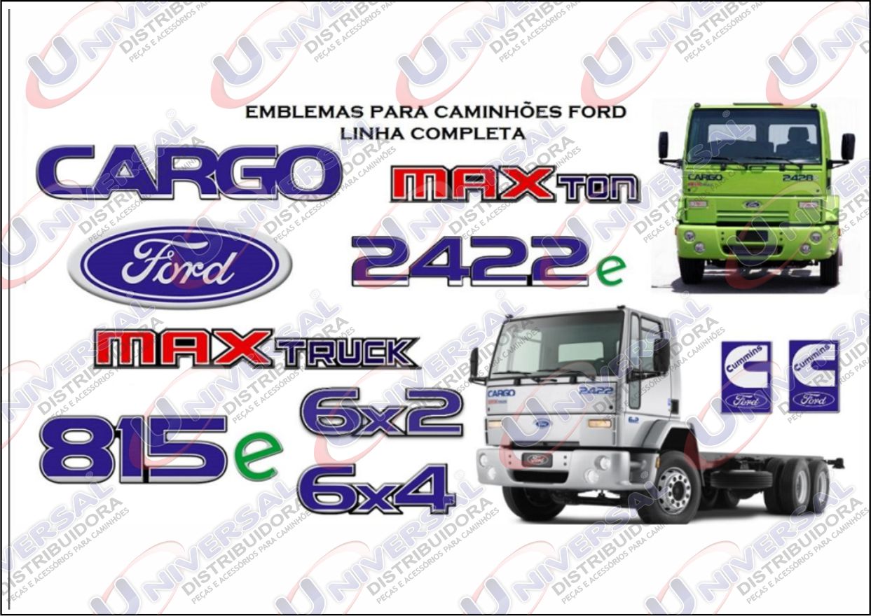 ADS3551 - EMBLEMA RESINADO CARGO 1722 E AZUL
