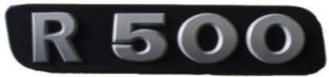 VL3122 - EMBLEMA FRONTAL SCANIA S5 R500