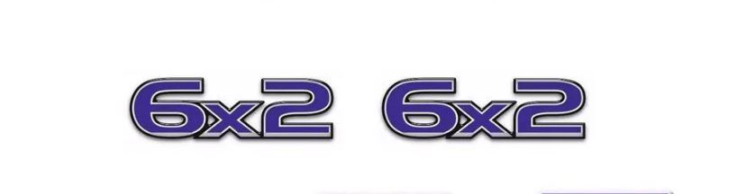 ADS0947 - EMBLEMA RESINADO CARGO 6X2 PORTA AZUL