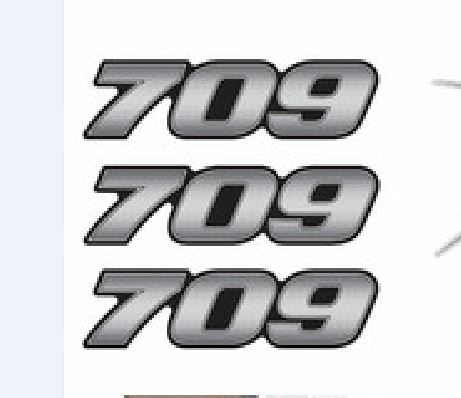 ADS3097 - EMBLEMA RESINADO MB 709 NOVO