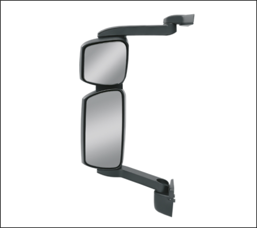 ER163 - CONJ ESPELHO IVECO TECTOR/CURSOR DUPLO MANUAL S/DESEMB LE