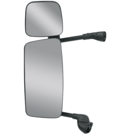 ER205 - CONJ ESPELHO SCANIA S4 S5 S6 ''P'' S/DESEMB C/AUX MANUAL LE
