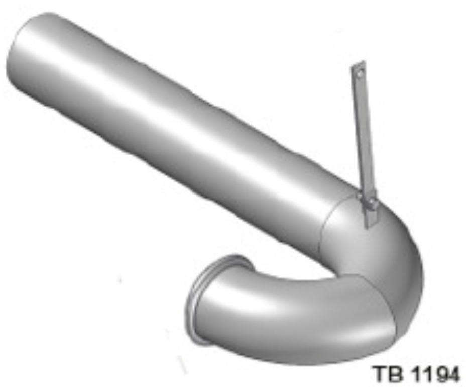 TB1194 - SAIDA CATALISADOR VOLVO FH ATE 2011